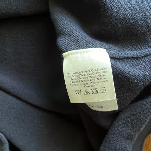 Eddie Bauer 100% Pima Cotton Men’s Polo size  XL Tall Navy Blue - Picture 10 of 13